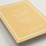 "Bocce" - Rehearsal Dinner Cards in Melon by Megan Davis - Detail