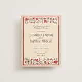"Tapestry" - Rehearsal Dinner Cards in Almond by Jenna Holcomb - Front