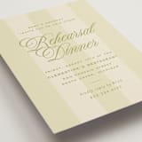 "rory" - Rehearsal Dinner Cards in Olive by Ellen Schlegelmilch - Detail