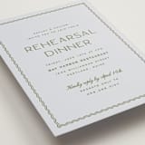 "callum" - Rehearsal Dinner Cards in Lavender by Ellen Schlegelmilch - Detail