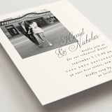 "Written with love" - Rehearsal Dinner Cards in Noir Slate by Ana de Sousa - Detail