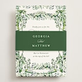 "gates and pillars" - Rehearsal Dinner Cards in Sap by Becky Nimoy - Assembled with Belly Band