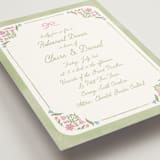 "Folk Garden" - Rehearsal Dinner Cards in Garden by Creo Study - Detail