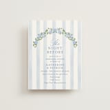 "Pillowy border" - Rehearsal Dinner Cards in Ocean by Creo Study - Front