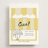 "Amore Mio" - Rehearsal Dinner Cards in Nero by Helena Vitto - Assembled with Belly Band