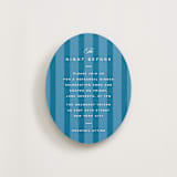"The Emma" - Rehearsal Dinner Cards in Cerulean by Kristie Kern - Front