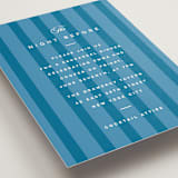 "The Emma" - Rehearsal Dinner Cards in Cerulean by Kristie Kern - Detail