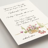 "Barolo" - Rehearsal Dinner Cards in Deep Blush by Pati Cascino - Detail
