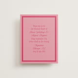 "Maximalist Poppies" - Rehearsal Dinner Cards in Flamingo by Morgan Kendall - Front