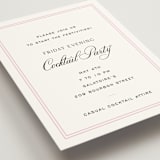 "Nola" - Rehearsal Dinner Cards in Peony by Megan Davis - Detail