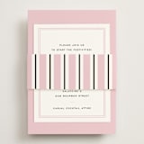 "Nola" - Rehearsal Dinner Cards in Peony by Megan Davis - Assembled with Belly Band