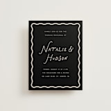 "Lovers" - Rehearsal Dinner Cards in Shadow by Pixel and Hank - Front