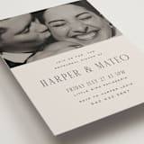 "Close-up" - Rehearsal Dinner Cards in Sandstone by Nicole Walsh - Detail