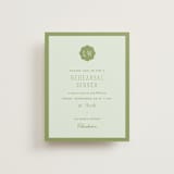 "dewberry" - Rehearsal Dinner Cards in Forest by Sara Hicks Malone - Front