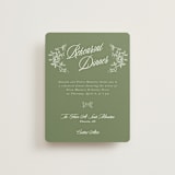 "Vintage Garden" - Rehearsal Dinner Cards in Forest by Sherley Ferreira - Front