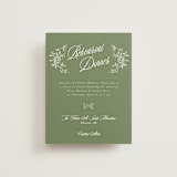 "Vintage Garden" - Rehearsal Dinner Cards in Forest by Sherley Ferreira - Front