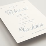 "Cheers" - Rehearsal Dinner Cards in Sky by Blustery August - Detail