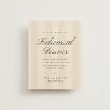"hayden" - Rehearsal Dinner Cards in Blush by Ellen Schlegelmilch - Front