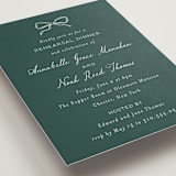 "Pair of Calla Lilies" - Rehearsal Dinner Cards in Sage by Leah Bisch - Detail