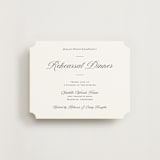 "Together Always" - Rehearsal Dinner Cards in Chiffon by Eric Clegg - Front