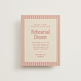 "cherry" - Rehearsal Dinner Cards in Cherry by Ellen Schlegelmilch - Front