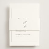 "gregada" - Rehearsal Dinner Cards in Salt by chocomocacino - Assembled with Belly Band