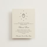 "Milagro" - Rehearsal Dinner Cards in Ivory by Ani Somi - Front