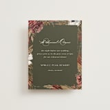 "poetique" - Foil-Pressed Rehearsal Dinner Cards in Autumn by Kate Ahn - Front