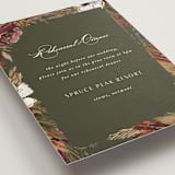 "poetique" - Foil-Pressed Rehearsal Dinner Cards in Autumn by Kate Ahn - Detail