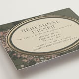 "Madison" - Foil-Pressed Rehearsal Dinner Cards in Thyme by Itsy Belle Studio - Detail