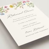 "Bright Garden" - Foil-Pressed Rehearsal Dinner Cards in Garden by Yaling Hou Suzuki - Detail
