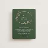 "grandeur" - Foil-Pressed Rehearsal Dinner Cards in Bluebell by Jen Owens - Front