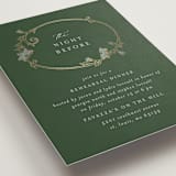 "grandeur" - Foil-Pressed Rehearsal Dinner Cards in Bluebell by Jen Owens - Detail