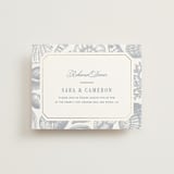 "Seashore" - Foil-Pressed Rehearsal Dinner Cards in Coast by Kelly Schmidt - Front