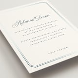 "othellolagkage" - Foil-Pressed Rehearsal Dinner Cards in Pearl by chocomocacino - Detail
