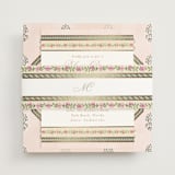 "Amalgamation" - Foil-Pressed Rehearsal Dinner Cards in Shubh by Creo Study - Assembled with Belly Band