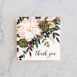 "Figs & Flowers" - Rehearsal Dinner Favor Tags in Blush by Susan Moyal - Front