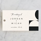 "Kenai" - Rehearsal Dinner Favor Tags in Shadow by Carly Reed Walker - Front