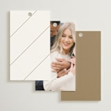 "Forever And" - Rehearsal Dinner Favor Tags in Snow by Jen Banks - Back of Card Options
