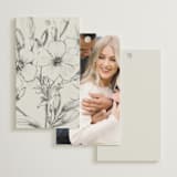 "sophisticate" - Rehearsal Dinner Favor Tags in Slate by Jennifer Postorino - Back of Card Options