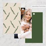 "One Day Away Place Setting" - Rehearsal Dinner Favor Tags in Tan by Becky Nimoy - Back of Card Options