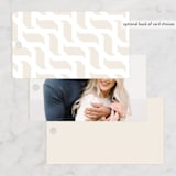 "clean display" - Rehearsal Dinner Favor Tags in Ivory by Cass Loh - Back of Card Options