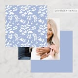 "bluebell dinner" - Rehearsal Dinner Favor Tags in Bluebell by Bramble Studio - Back of Card Options