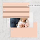 "just a note" - Rehearsal Dinner Favor Tags in Blush by Susan Brown - Back of Card Options