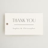 "Effortless" - Rehearsal Dinner Favor Tags in Comfort by letterfix - Front