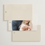 "Layered" - Rehearsal Dinner Favor Tags in Natural by Kelly Schmidt - Back of Card Options