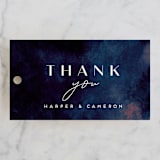"oponki" - Rehearsal Dinner Favor Tags in Deep Sea by chocomocacino - Front