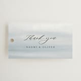 "Gilded Frame" - Rehearsal Dinner Favor Tags in Pearl by Nicole Walsh - Front