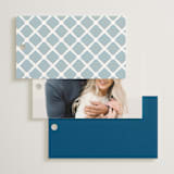 "Time to Dine" - Rehearsal Dinner Favor Tags in Evening by Paper Sun Studio - Back of Card Options