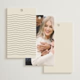 "One Day Away" - Rehearsal Dinner Favor Tags in Buttercream by taylorVdesign - Back of Card Options